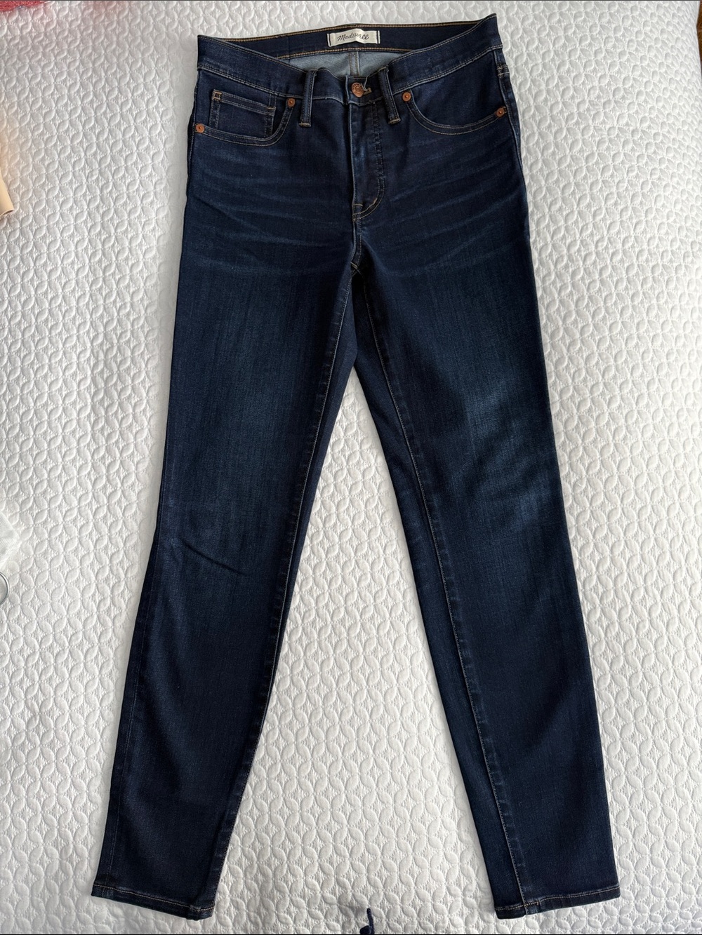 Madewell Skinny Jeans in Dark Indigo